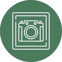 Camera Lined UI Illustration vector