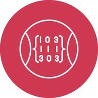 Radius Functional Icon Art vector