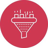 Filter Interactive Icon Badge vector