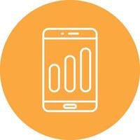 Smartphone Dark Theme Element vector