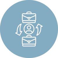 Job Rotation Pixel Perfect Design vector