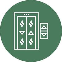 Elevator Contrast Art vector