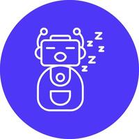Bot Coded Design Graphic vector