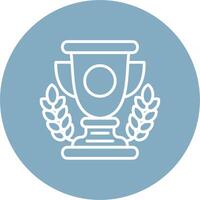 Trophy Cup Outlined App Visual vector