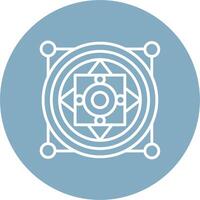 Mandala Functional Flat Style vector