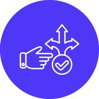 Decision Making Simple UI Visual vector
