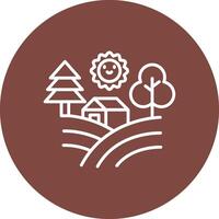 Field Soft Color Illustration vector
