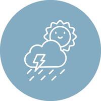 Cloudy UI Concept Symbol vector