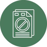 Letter Vibrant UI Element vector
