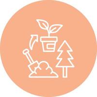 Gardening Abstract Web Element vector