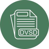 DVSD File Format Digital UI Element vector