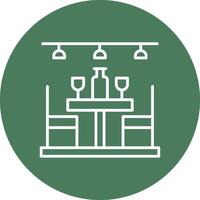 Dining Table Minimal Touch Graphic vector