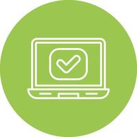 Approved Interactive UI Graphic vector