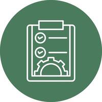 Project Outlined App Visual vector