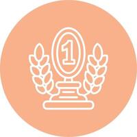 1st Prize Web Interface Symbol vector