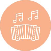 Accordion Color Enhanced Graphic vector