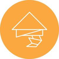 Triangle Shape Pixel Perfect Design vector