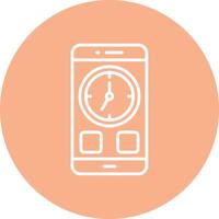 Alarm Stylized Tech Element vector