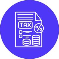 Tax Document Abstract Web Element vector