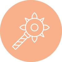 Mace Gradient Style Icon vector