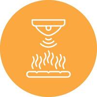 Smoke Detector UI Concept Symbol vector