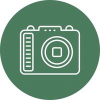 Camera Bold Web Icon vector