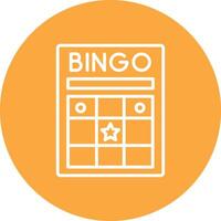 Bingo Smooth Gradient Icon vector