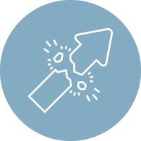 Disruption Lined UI Illustration vector