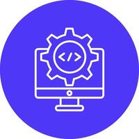 Developing Artistic UI Symbol vector
