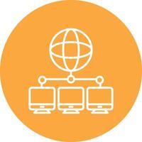 Computer Networks Soft Shadow Design vector