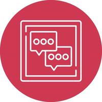 mensaje brillante plano elemento vector
