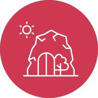 Cave Web Interface Symbol vector