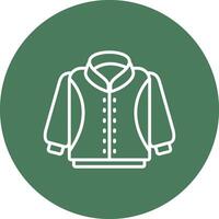 Jacket Wireframe Illustration vector