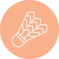 Shuttlecock Vibrant UI Element vector