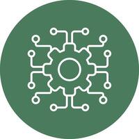 Networking Modular UI Graphic vector