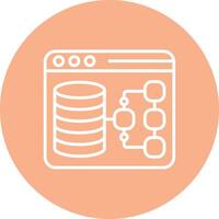 Data Modeling Stylish App Element vector