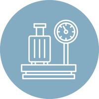 Luggae Scale Stylish App Element vector