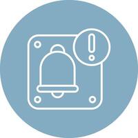 Bell Sharp Edge Symbol vector