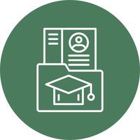 Curriculum Interactive Display Symbol vector