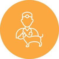 Veterinarian Isometric Art vector