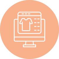 Ecommerce Mono Icon Symbol vector