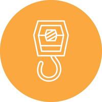 Hook Lined Visual Concept vector