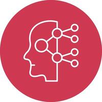 Neural Network Isometric Art vector