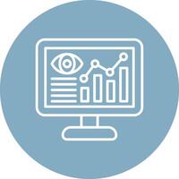 Data Visualization Creative Flat Illustration vector