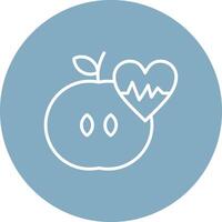 Apple Digital Concept Icon vector