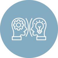 Resilience Mono Icon Symbol vector