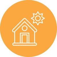 Avoid Direct Sunlight Interactive UI Graphic vector