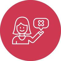 Negativity Interactive Display Symbol vector