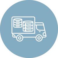 Big Data Playful Line Icon vector