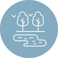 Lake Vibrant UI Element vector